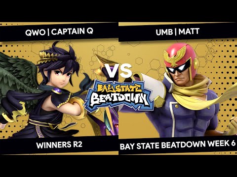 Bay State Beatdown #6 - qWo | Captain Q (Dark Pit) vs UMB | matt (Falcon) - Winners R2