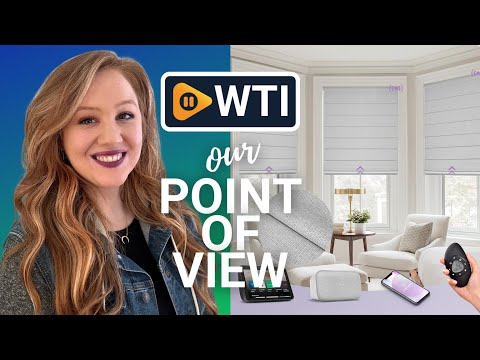 Graywind Smart Roman Shades 100% Blackout Compatible with Alexa Google Rechargeable Motorized Window Blinds Remote Control Room Darkening Plain Fold - WTI product video review
