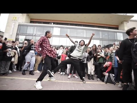 LES TWINS | FREESTYLE TO Drop by Timbaland At KYIV STREETS Part 3