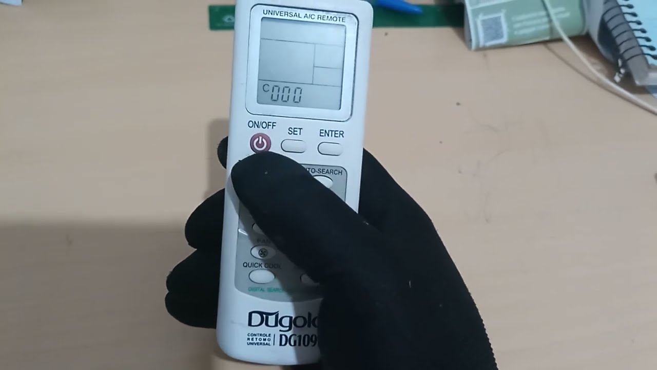 Controle Universal Dugold de ar condicionado