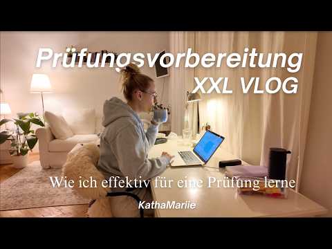 XXL VLOG Prüfungsvorbereitung I Wie ich mich effektiv auf eine Prüfung vorbereite I KathaMariie