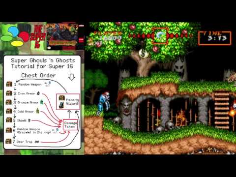 Super Ghouls 'n Ghosts tutorial for the Super 16 Race