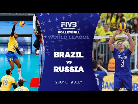 Brazil v Russia Highlights - FIVB World League