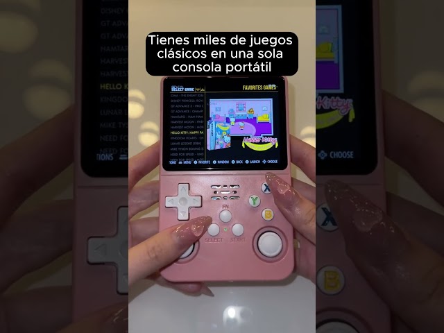 Vídeo relacionado con Genérico R36H Consola retro portatil version horizontal de R36S, +15000 Juegos Compatibles PS1, GBC, GBA, NDS, PSP, GameCube, Versión Premium (Negro traslucido)