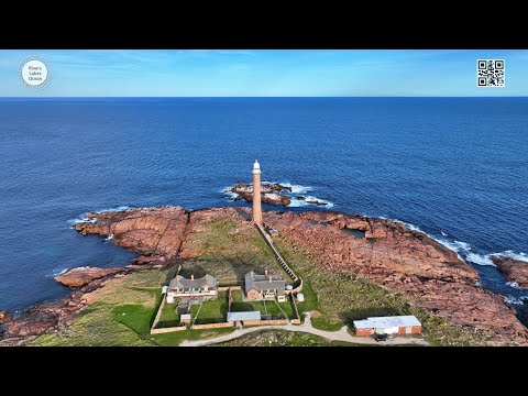 Gabo Island 25 Aug 2023 by Drone 4k