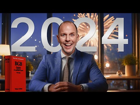 Neue Gesetze 2024 - 10 Dinge, die sich ändern! | Anwalt Christian Solmecke