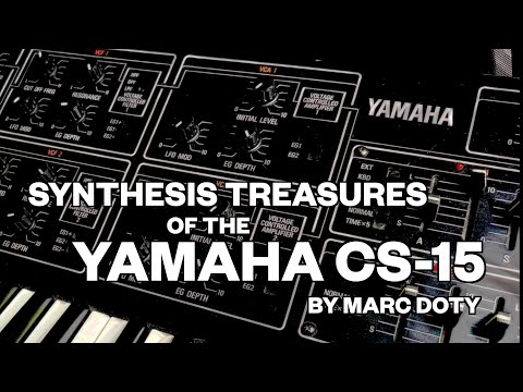 Yamaha CS-15 Duophonic Synthesizer 1978 - 1982 - Black image 10