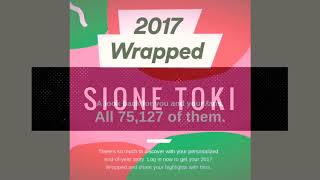 2017 Wrap Up (Spotify)