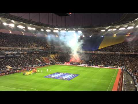 Romania vs Ungaria (1-1) 11.10.2014 - EURO 2016 -Imnul national al Romaniei