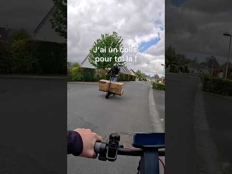 Il me livre une énorme trottinette de 60kg🤯🤯 La Apefox T90 !😮 code promo VICTOROT90 (site Apefox)