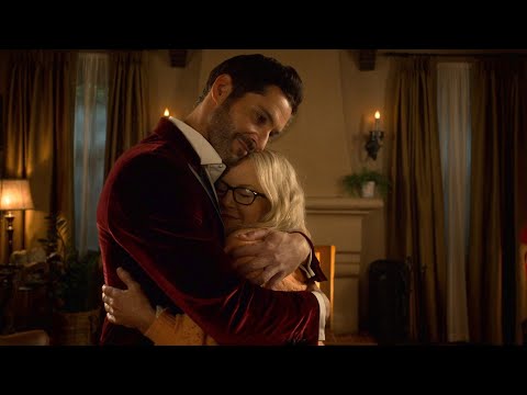 Lucifer cheers up and hugs Linda Martin [subtitles], 4K 2160p, Lucifer S06 E08, HQ