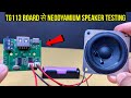 Neodyamium Maganet Speaker Testing Using Tg113 Module Electronicsproject99