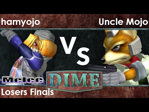DIME 22 - FX | hamyojo (Sheik) vs SU | Uncle Mojo (Fox) Losers Finals - Melee