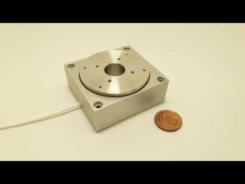 Ultrasonic piezo rotation stage - Sound demonstration - Motorized rotation stage