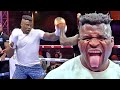 Francis Ngannou FULL MEDIA WORKOUT vs Tyson Fury
