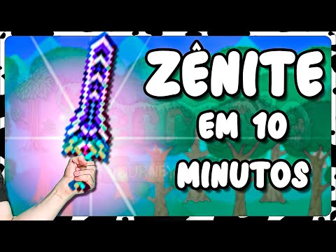 COMO FAZER A ZÊNITE (ZENITH) - MELHOR ARMA DE GUERREIRO DO TERRARIA - TERRARIA 1.4 - MIMOSINHA