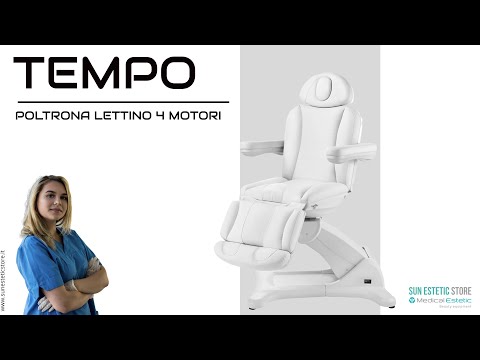 Tempo poltrona lettino elettrica 4 motori professionale estetica
