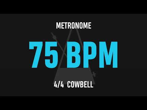 75 BPM 4/4 - Best Metronome (Cowbell)