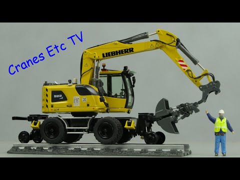 NZG Liebherr A 922 Road / Rail Excavator by Cranes Etc TV
