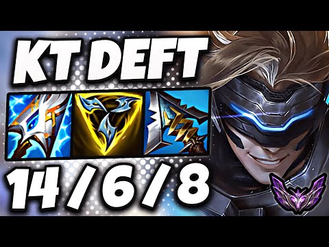 Ezreal vs Corki ADC [ KT Deft ] Patch 14.23 Korea Master ✅