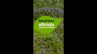Medidas oficiais campo de futebol