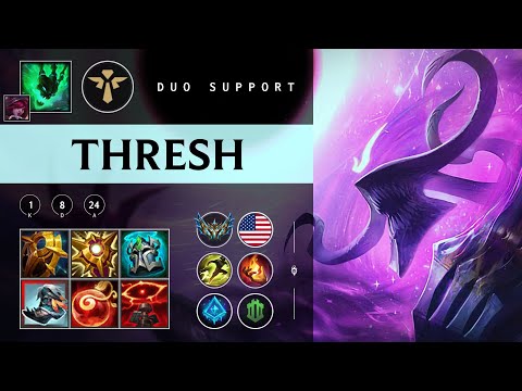 Thresh Support vs Nami - NA Challenger Patch 25.22