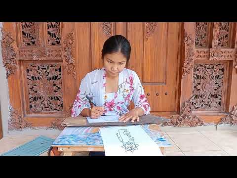 Lomba Baligrafi - SMA N 1 Tembuku ( Bulan Bahasa Bali IV tahun 2022).