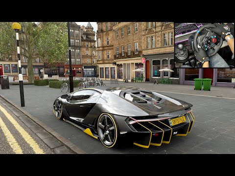 Lamborghini Centenario LP770-4 | Forza Horizon 4  (Steering Wheel Gameplay) | g29