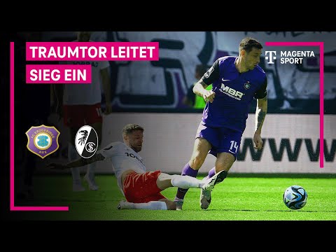 FC Erzgebirge Aue - Sport-Club Freiburg II, Highlights mit Live-Kommentar | 3. Liga | MAGENTA SPORT