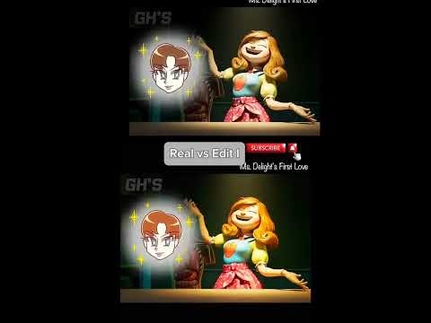 real Edit I Ms. Delight's First Love - POPPY PLAYTIME CHAPTER 3 | GH'S ANIMATION #childrensanimation