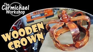 Make a Wooden Crown from a Log - Challenge Tree 2015 Project