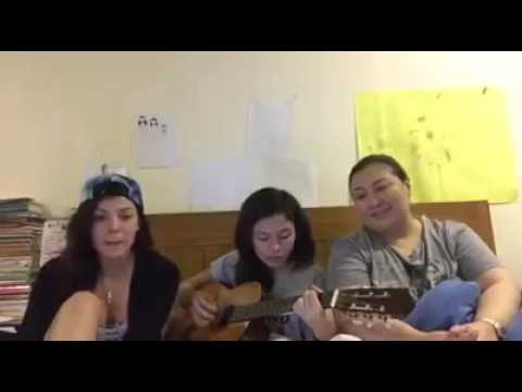 Sharon, Frankie, & KC singing Imagine. #MegaFamily