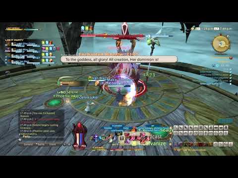 [Final Fantasy XIV Stormblood Patch 4.25] Job: Red Mage (Lv 60 Dungeon Instance: Boss Fight)
