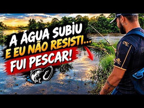 NINGUÉM ESPERAVA QUE IA SAIR PEIXE NESSA PESCARIA🎣