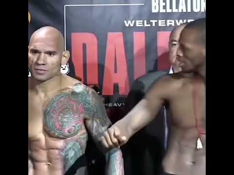 Michael Page vs. Cyborg Santos✊ Face off #Shorts #AlphaPunches👊