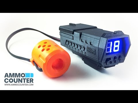 AmmoCounter MKI Scope - Nerf dart counter