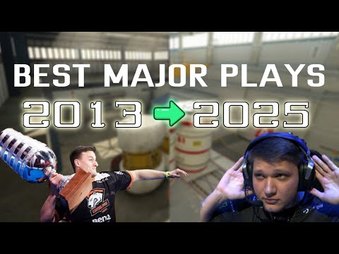 Best Play From EVERY Counter-Strike Major (2013-2025)