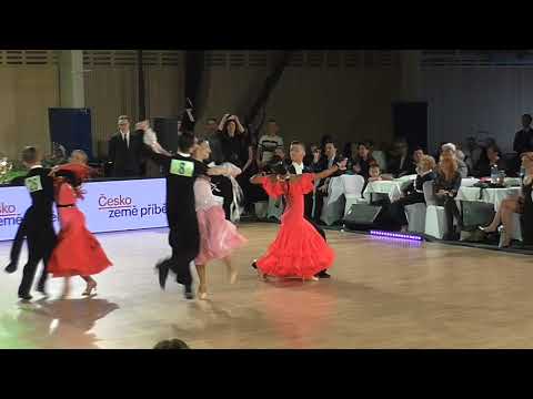 050 Jakub Brück - Anna Riebauerová /MČR T10 2018/ Kojetín/  Mládež/ Semifinále/ Quickstep