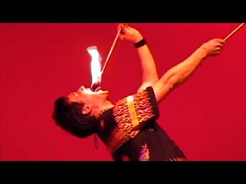 Amazing Clark, Incredible Fire Eating
