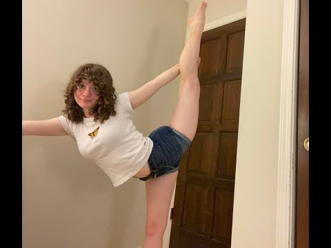 Tutorial For A Cheer/Gymnastics Needle Scale   Follow Along Stretch Routine to Help Get It 