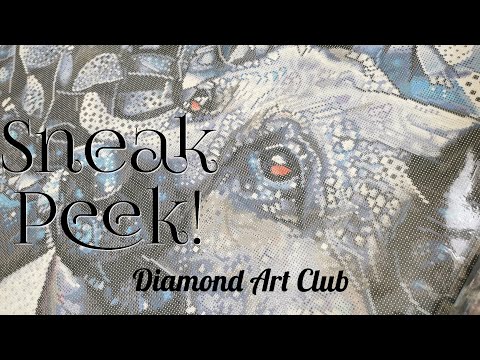 Sneak Peek! Silver German Shepherd by Peggy Collins at Diamond Art Club