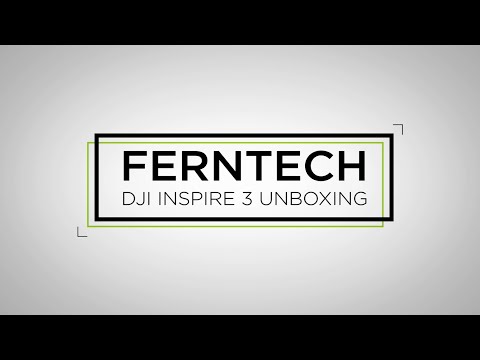 DJI Inspire 3 Drone | Unboxing | Ferntech New Zealand