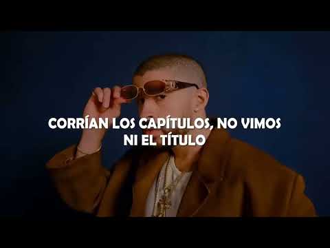 sal que te paso a buscar bad bunny ia (Letra) | Nostalgia Bad Bunny