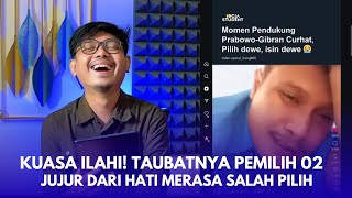 Download lagu KUASA ILAHI❗️Taubatnya PEMILIH 02 kini MENGAKU SUDAH Waras, DULU Merasa Salah Pilih mp3 Download lagu KUASA ILAHI❗️Taubatnya PEMILIH 02 kini MENGAKU SUDAH Waras, DULU Merasa Salah Pilih mp3
