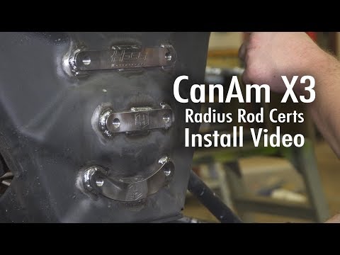 Hess CanAm X3 Rod Certs [INSTALL]: