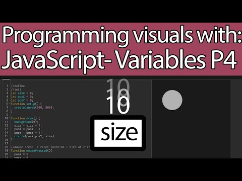Getting Started With P5js Programming With Javascript Part 4 Variables