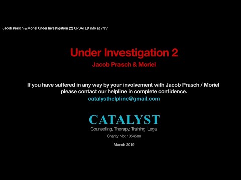 Jacob Prasch & Moriel Under Investigation (2) UPDATED info at 7'35"