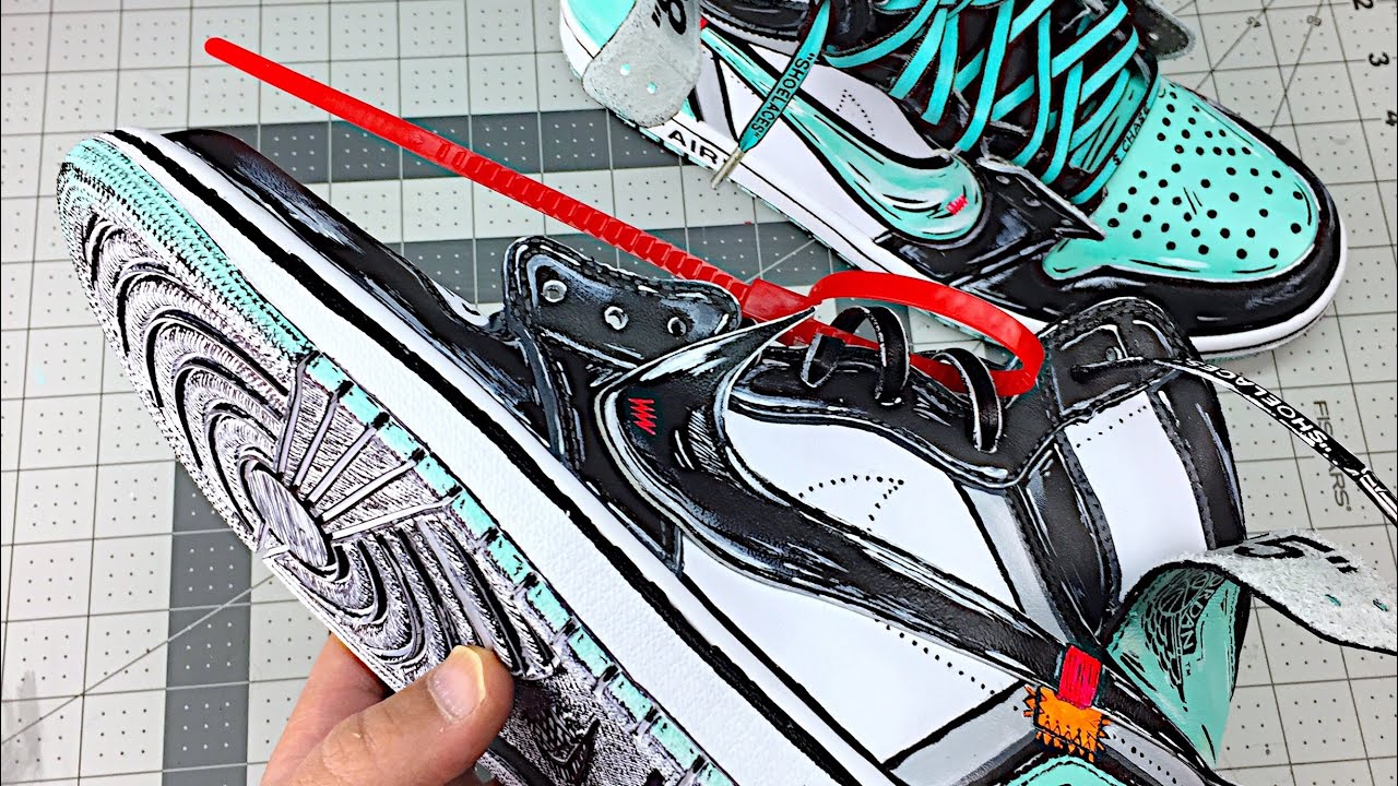HOW TO: Make Cartoon Custom Kicks Tutorial DIY