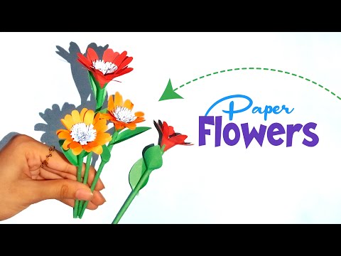 HOW TO MAKE PAPER FLOWER - UMAMA'S CRAFT