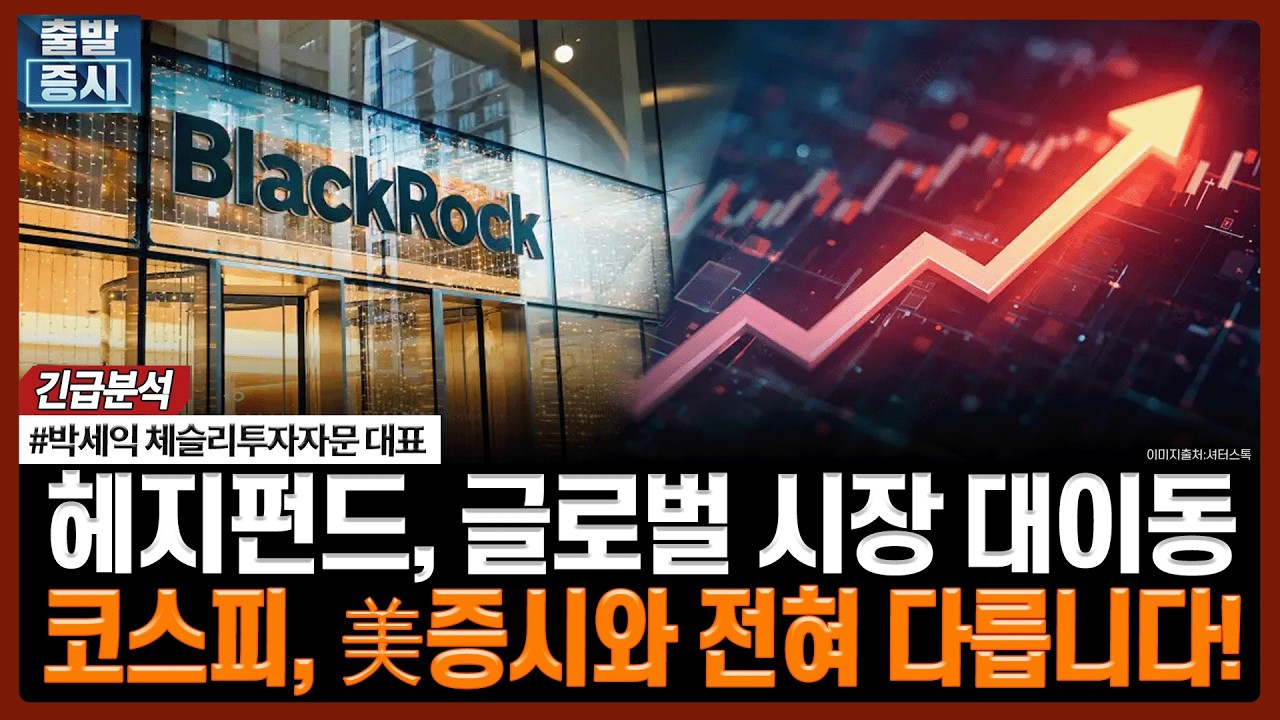 헤지펀드, 글로벌 시장 대이동…코스피, 美증시와 전혀 다릅니다!ㅣ박세익 체슬리투자자문 대표
